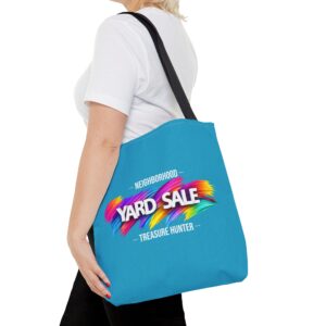 Tote Bag – Yard Sale Treasure Hunter (Turquoise)