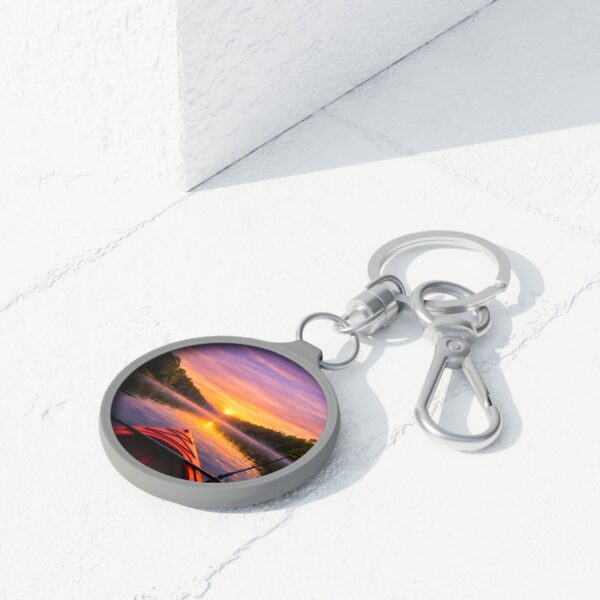 Keychain – Kayak on the Lake