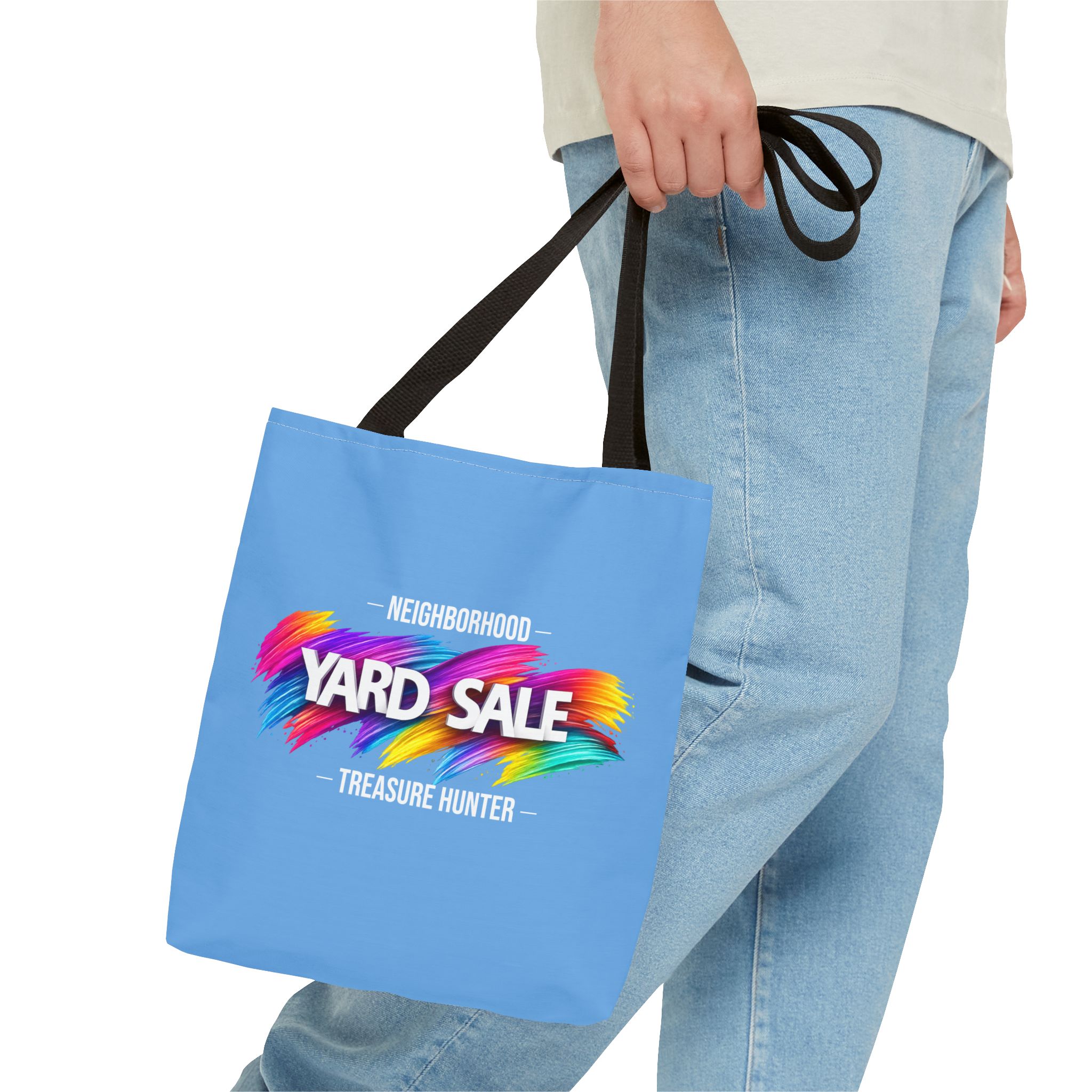 Tote Bag – Yard Sale Treasure Hunter (Light Blue)