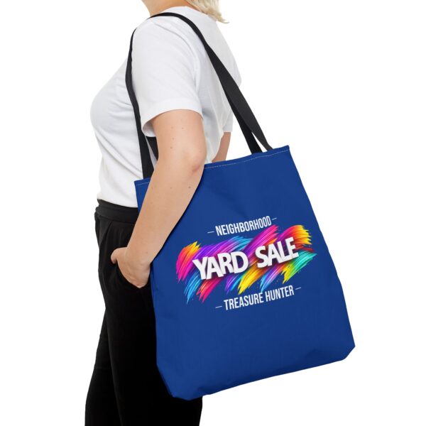 Tote Bag – Yard Sale Treasure Hunter (Dark Blue)