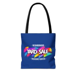 Tote Bag – Yard Sale Treasure Hunter (Dark Blue)