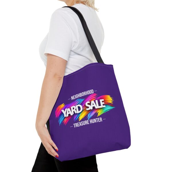 Tote Bag – Yard Sale Treasure Hunter (Dark Purple)