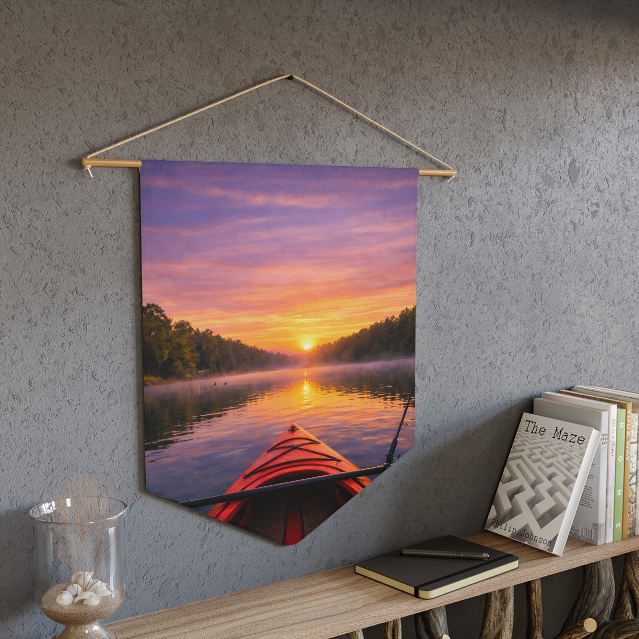 Pennant Banner – Kayak on the Lake