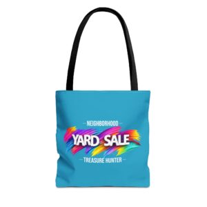 Tote Bag – Yard Sale Treasure Hunter (Turquoise)