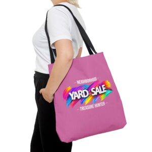 Tote Bag – Yard Sale Treasure Hunter (Light Pink)