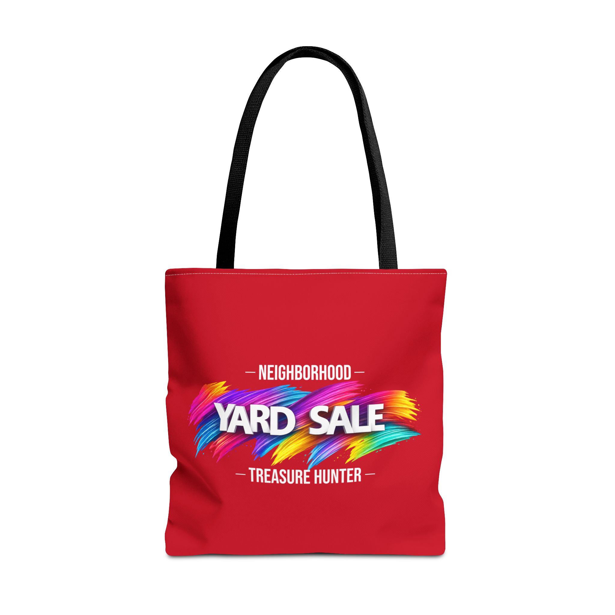Tote Bag – Yard Sale Treasure Hunter (Dark Red)