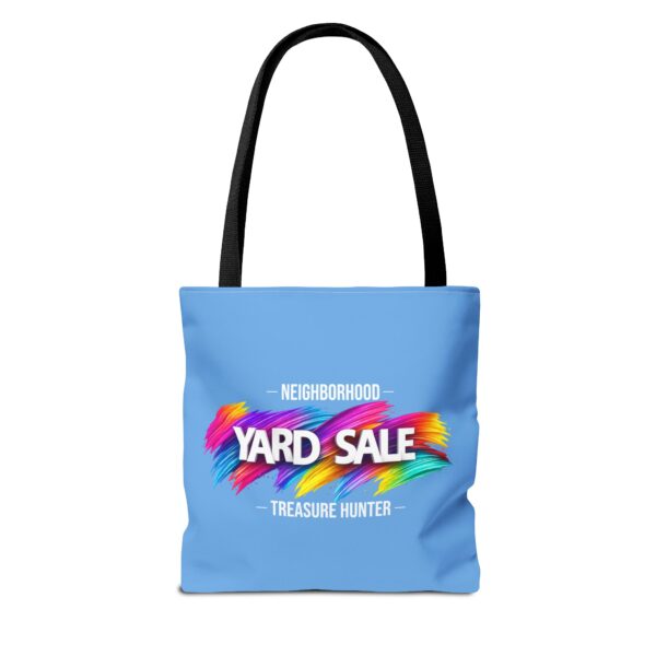 Tote Bag – Yard Sale Treasure Hunter (Light Blue)