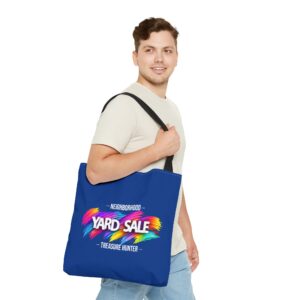 Tote Bag – Yard Sale Treasure Hunter (Dark Blue)
