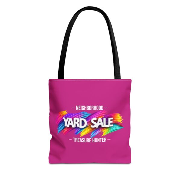 Tote Bag – Yard Sale Treasure Hunter (Dark Pink)