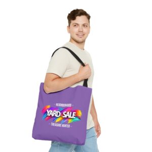 Tote Bag – Yard Sale Treasure Hunter (Light Purple)