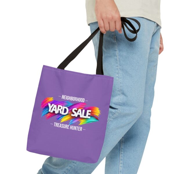 Tote Bag – Yard Sale Treasure Hunter (Light Purple)