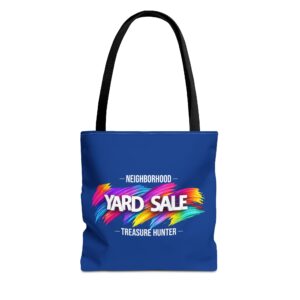 Tote Bag – Yard Sale Treasure Hunter (Dark Blue)