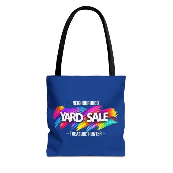 Tote Bag – Yard Sale Treasure Hunter (Dark Blue)