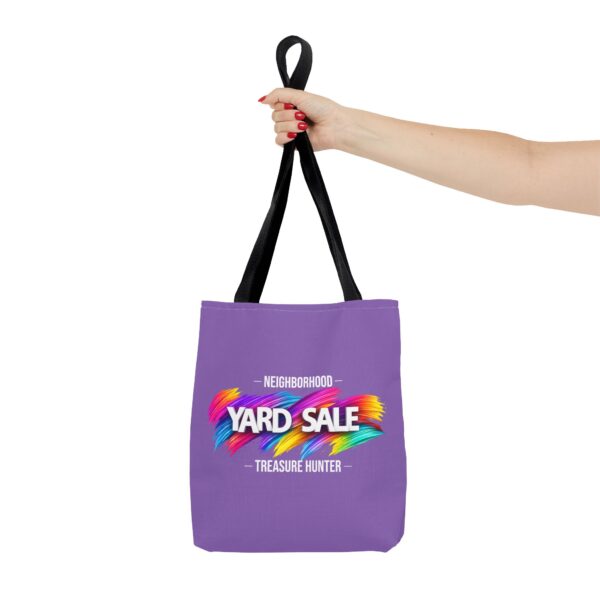 Tote Bag – Yard Sale Treasure Hunter (Light Purple)