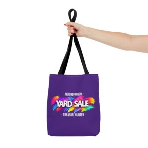 Tote Bag – Yard Sale Treasure Hunter (Dark Purple)