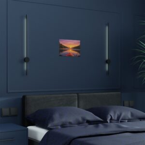 Satin Poster – Kayak on the Lake