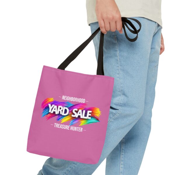 Tote Bag – Yard Sale Treasure Hunter (Light Pink)