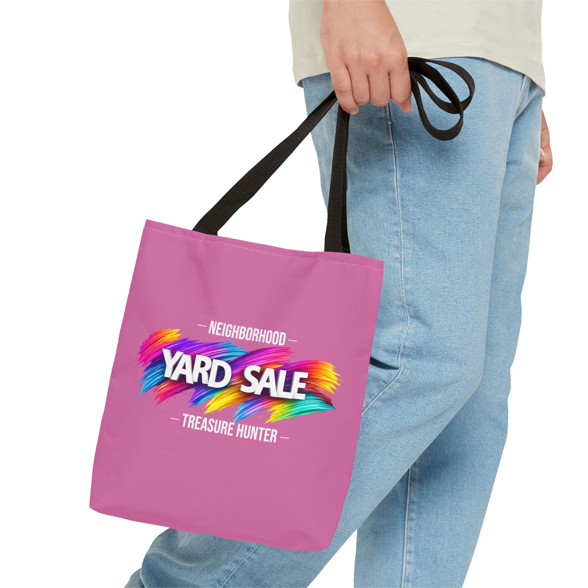Tote Bag – Yard Sale Treasure Hunter (Light Pink)
