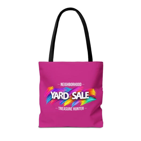 Tote Bag – Yard Sale Treasure Hunter (Dark Pink)