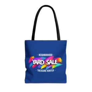 Tote Bag – Yard Sale Treasure Hunter (Dark Blue)