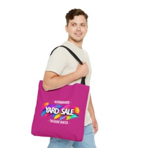 Tote Bag – Yard Sale Treasure Hunter (Dark Pink)
