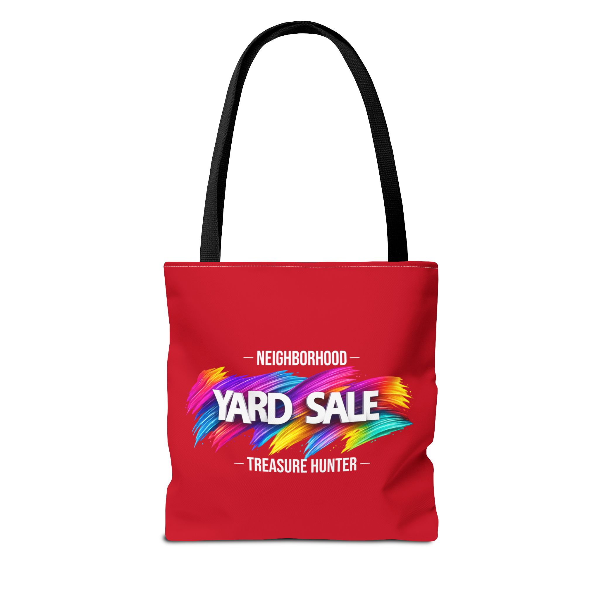 Tote Bag – Yard Sale Treasure Hunter (Dark Red)