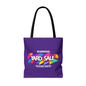 Tote Bag – Yard Sale Treasure Hunter (Dark Purple)