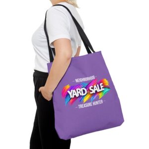 Tote Bag – Yard Sale Treasure Hunter (Light Purple)