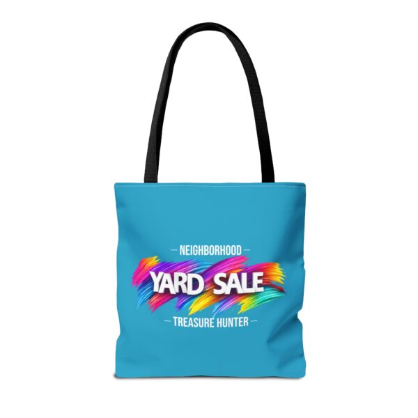 Tote Bag – Yard Sale Treasure Hunter (Turquoise)