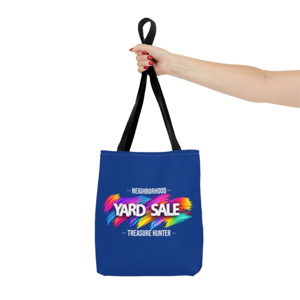 Tote Bag – Yard Sale Treasure Hunter (Dark Blue)
