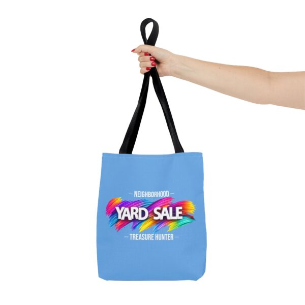 Tote Bag – Yard Sale Treasure Hunter (Light Blue)