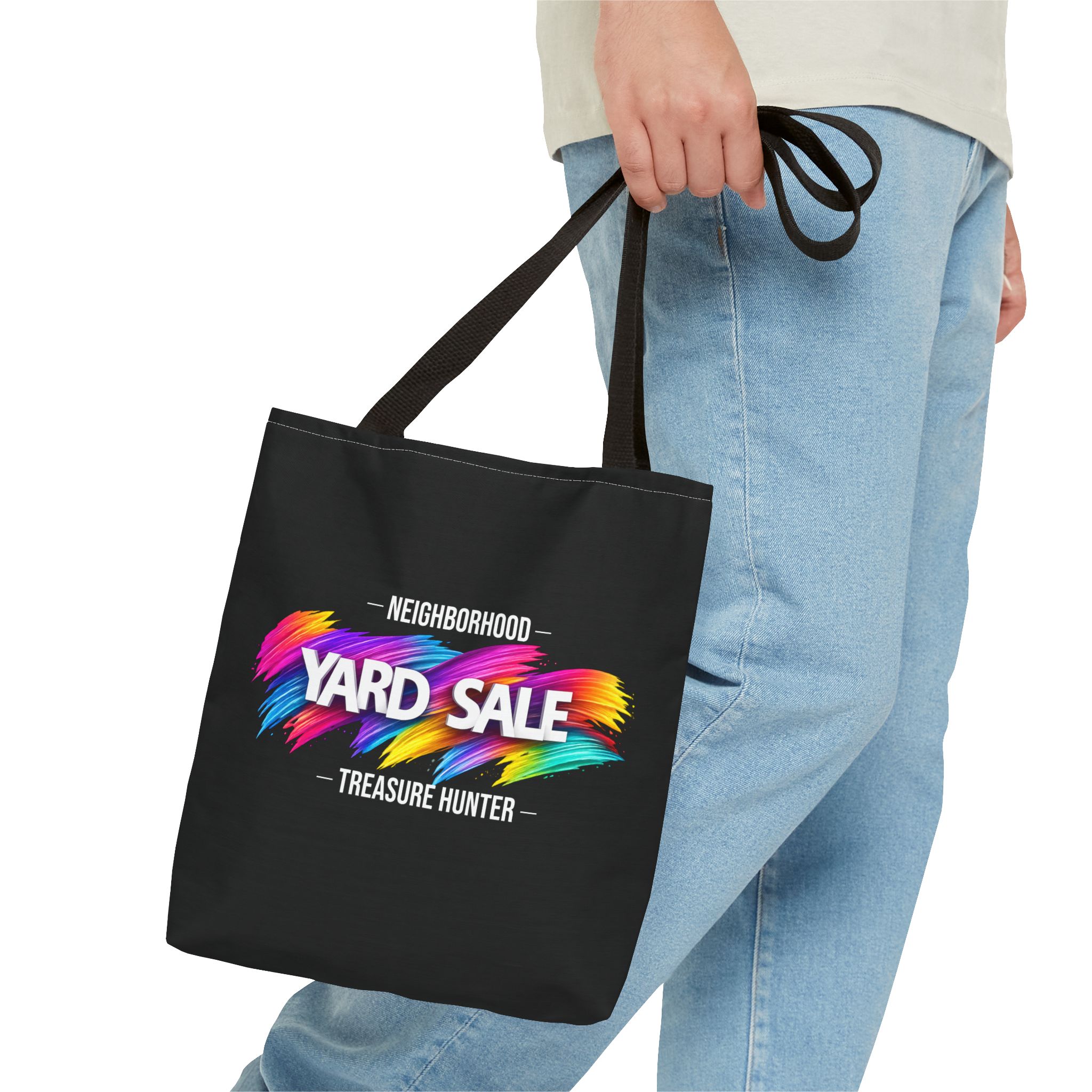 Tote Bag – Yard Sale Treasure Hunter (Black)