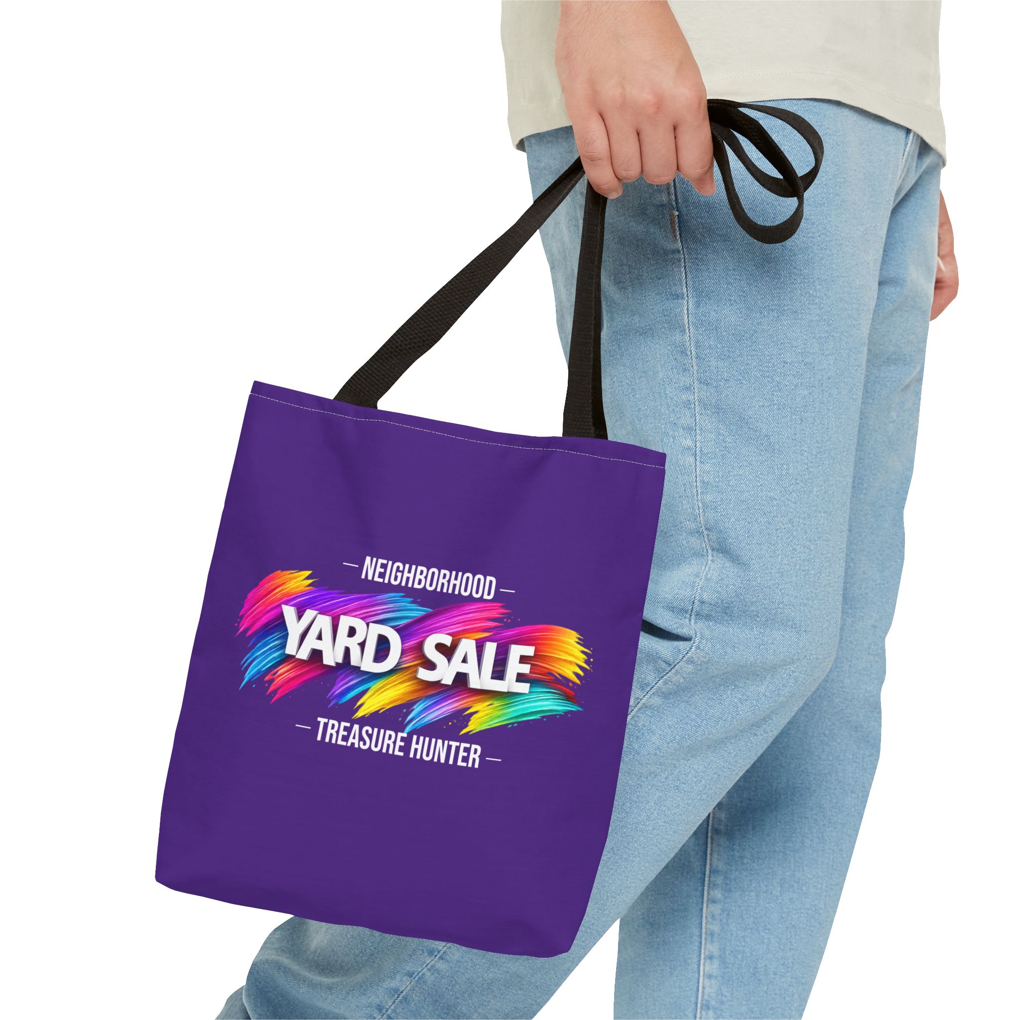 Tote Bag – Yard Sale Treasure Hunter (Dark Purple)