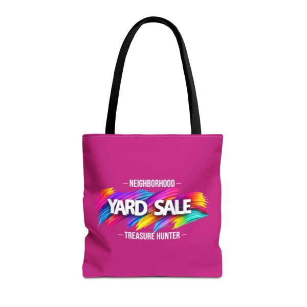 Tote Bag – Yard Sale Treasure Hunter (Dark Pink)