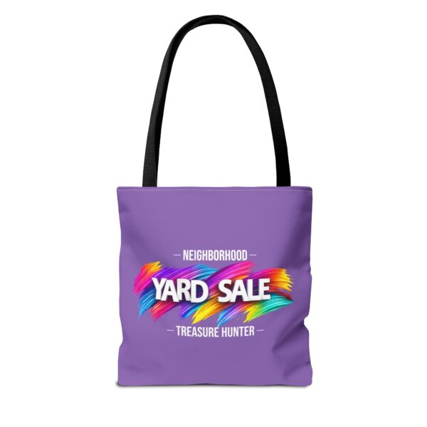 Tote Bag – Yard Sale Treasure Hunter (Light Purple)