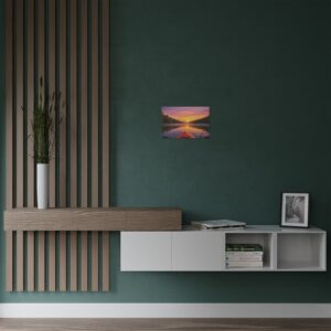 Satin Poster – Kayak on the Lake