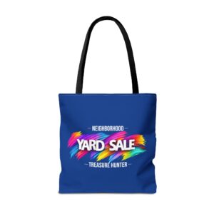 Tote Bag – Yard Sale Treasure Hunter (Dark Blue)