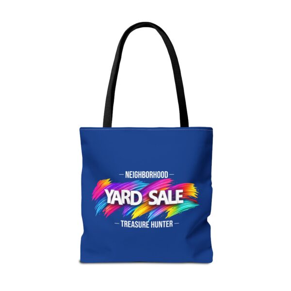 Tote Bag – Yard Sale Treasure Hunter (Dark Blue)