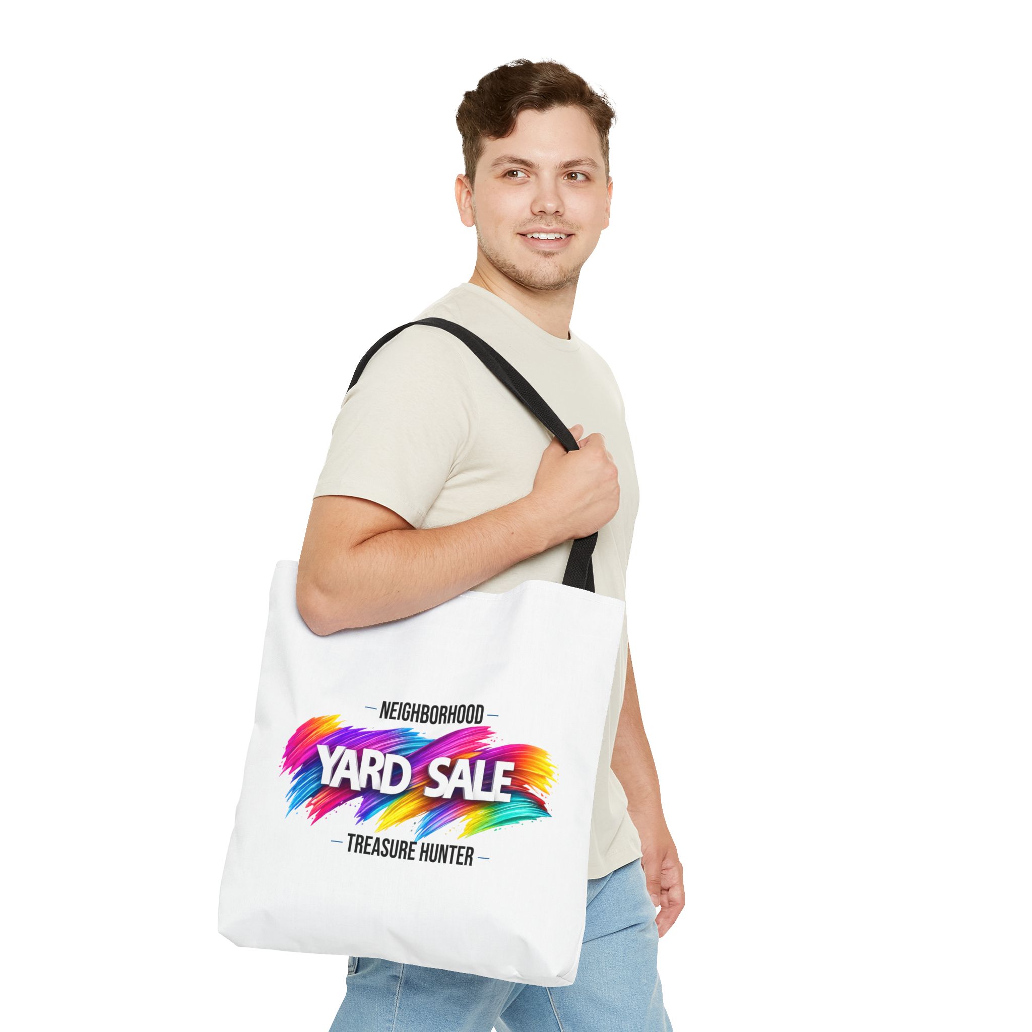 Tote Bag – Yard Sale Treasure Hunter (White)